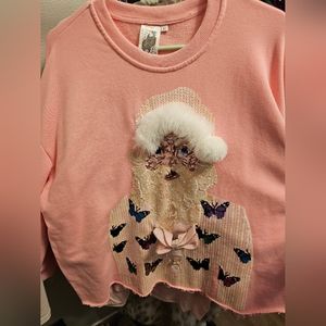 Queen of Sparkles Santa Sweater